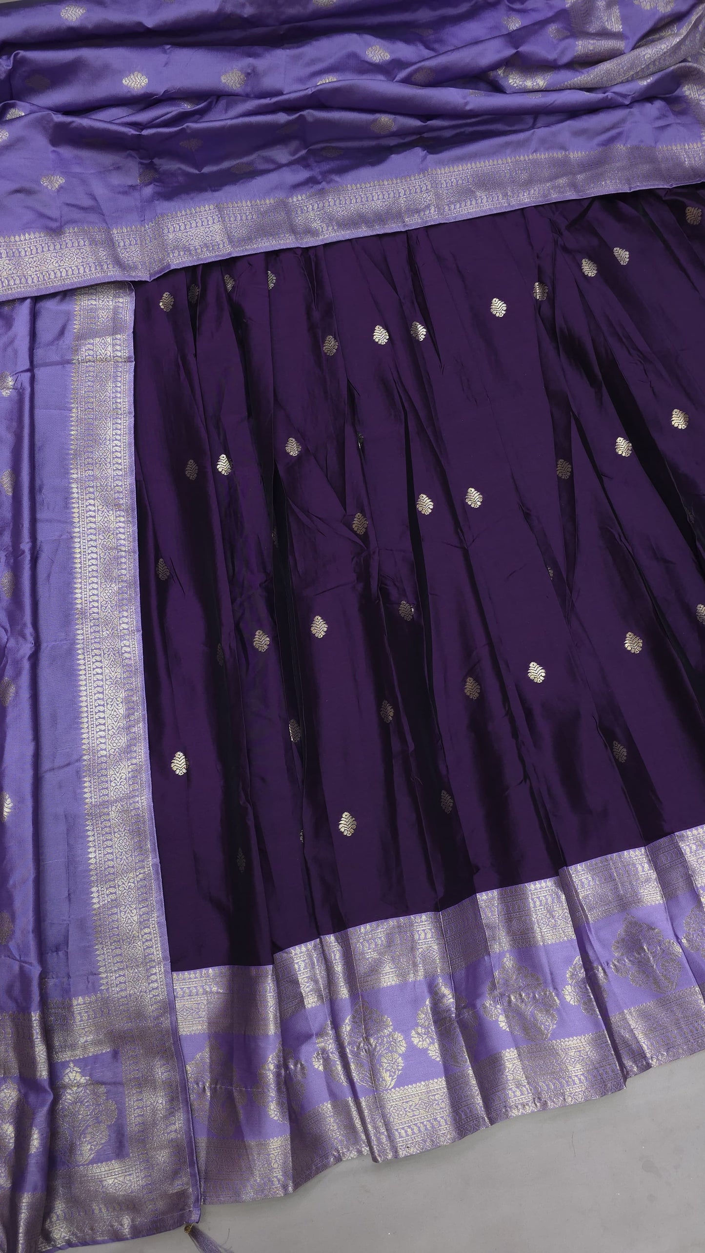 Half saree silk semi stitched VEHSS16