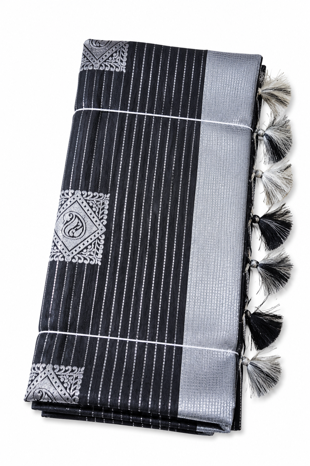 Jasmine Bud Kanjivaram silk saree