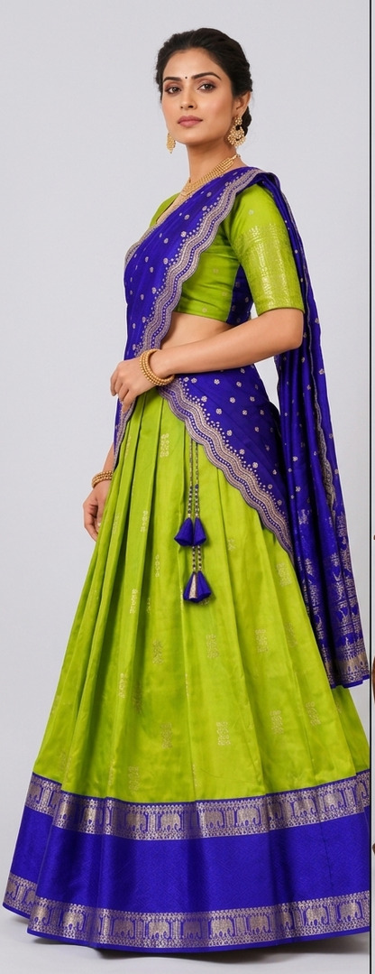 Half saree Semi stitched VEHSS12