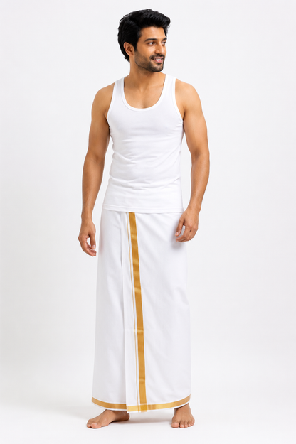 Men's Cotton Dhotis/veshti