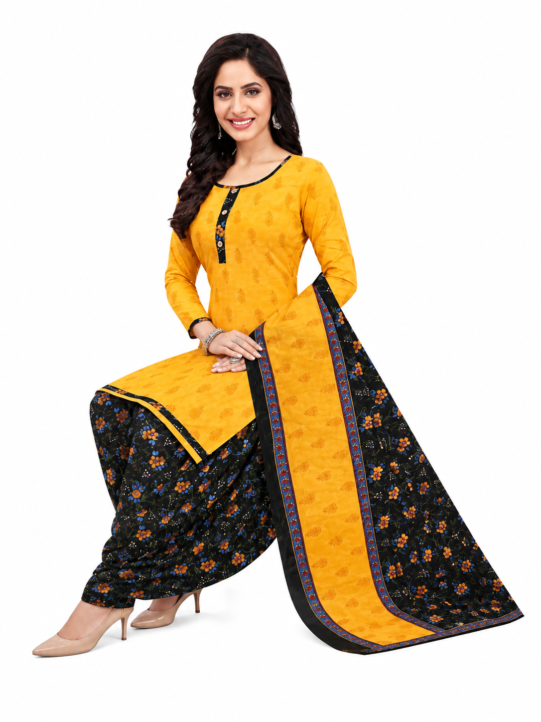 Salwar Kameez cotton Suits 3pcs