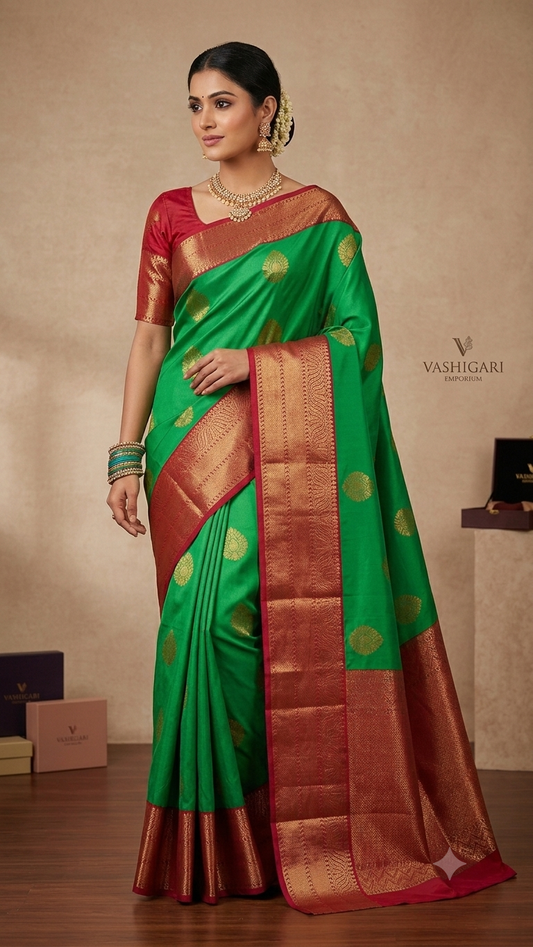 Kanjivaram Premium Bridal silk sarees VEKPB111