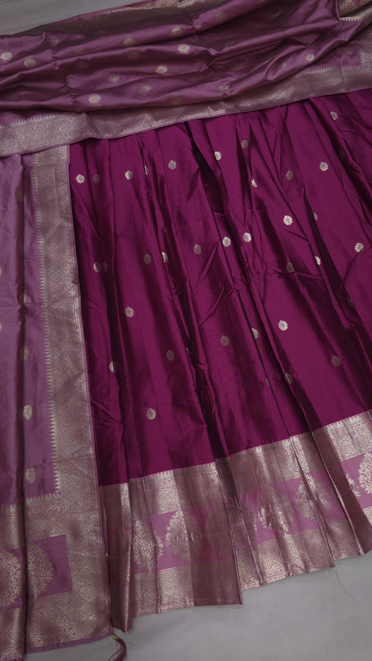 Half saree silk Semi stitched VEHSS14