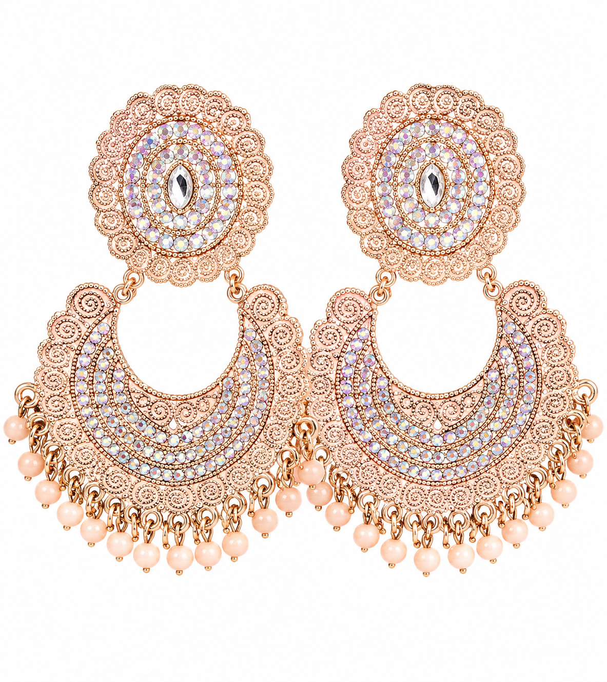Indian Jhumka Peach