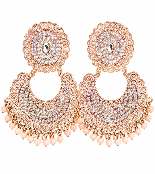 Indian Jhumka Peach
