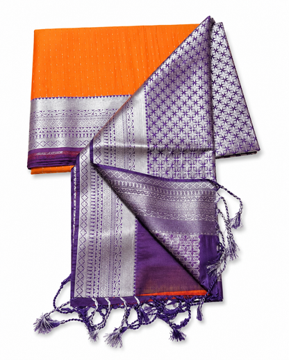 Jasmine Bud Kanjivaram silk saree VEJK406