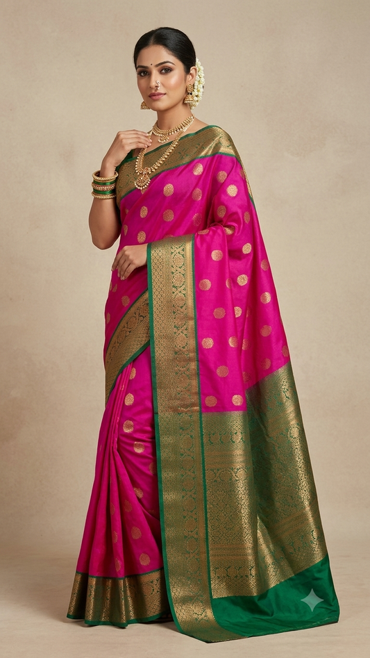 Kanjivaram premium Bridal silk sarees VEKPB114