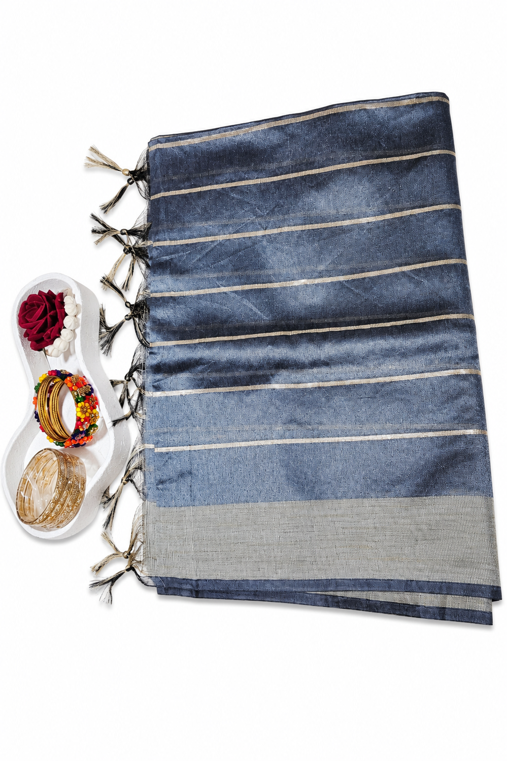 Mangalagiri silk cotton Duppata 2.4M