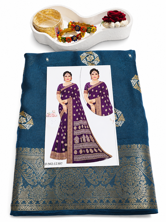 Fancy Katan Saree VEF506/VEF507/VEF508/VEF509