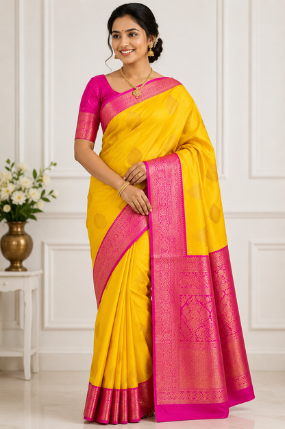 Kanjivaram premium Bridal silk sarees VEKPB112