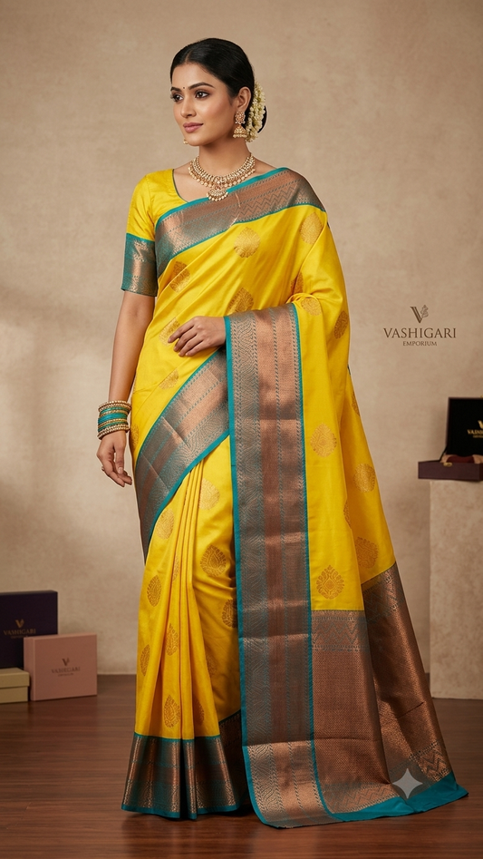 Kanjivaram Premium Bridal silk sarees VEKPB116