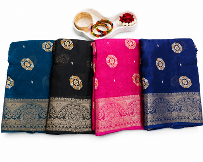 Fancy Katan Saree VEF506/VEF507/VEF508/VEF509