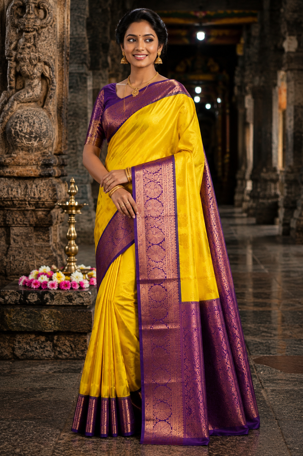 Kanjivaram Bridal Premium silk sarees VEKPB119