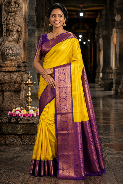 Kanjivaram Bridal Premium silk sarees VEKPB119