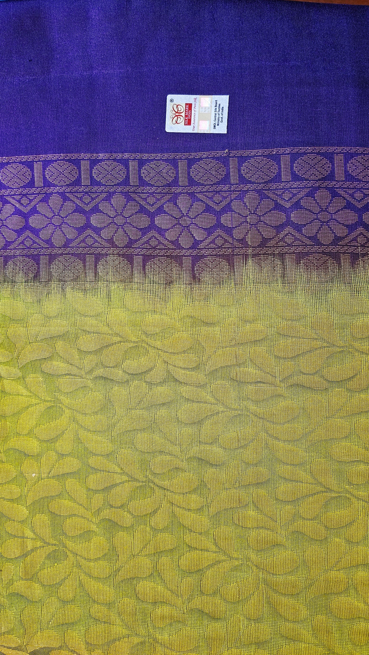 Kanjivaram Pure silk saree  Purple Bridal Kanchipuram  VEK323
