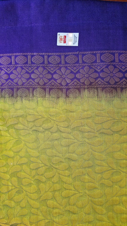 Kanjivaram Pure silk saree  Purple Bridal Kanchipuram  VEK323