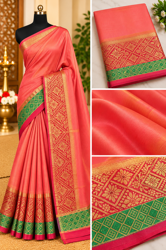Cotton silk  sarees