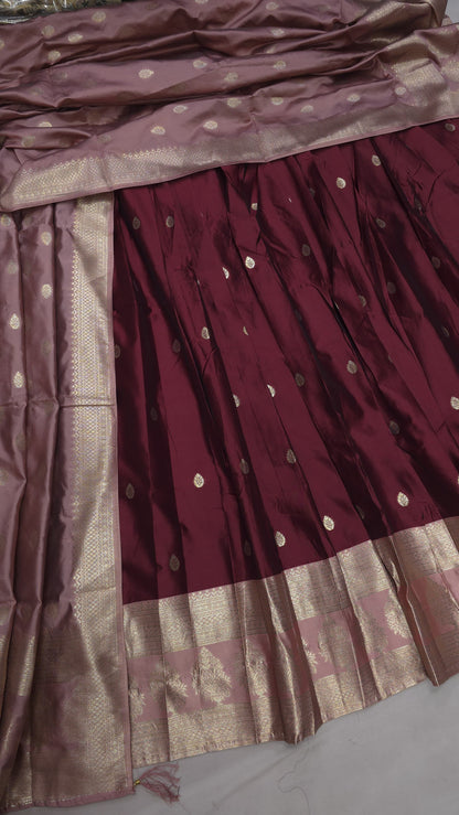 Half saree silk semi stitched VEHSS13