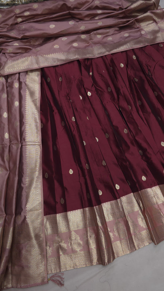 Half saree silk semi stitched VEHSS13