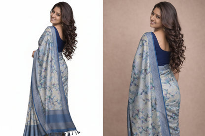 Partywear Mulberry Sarees