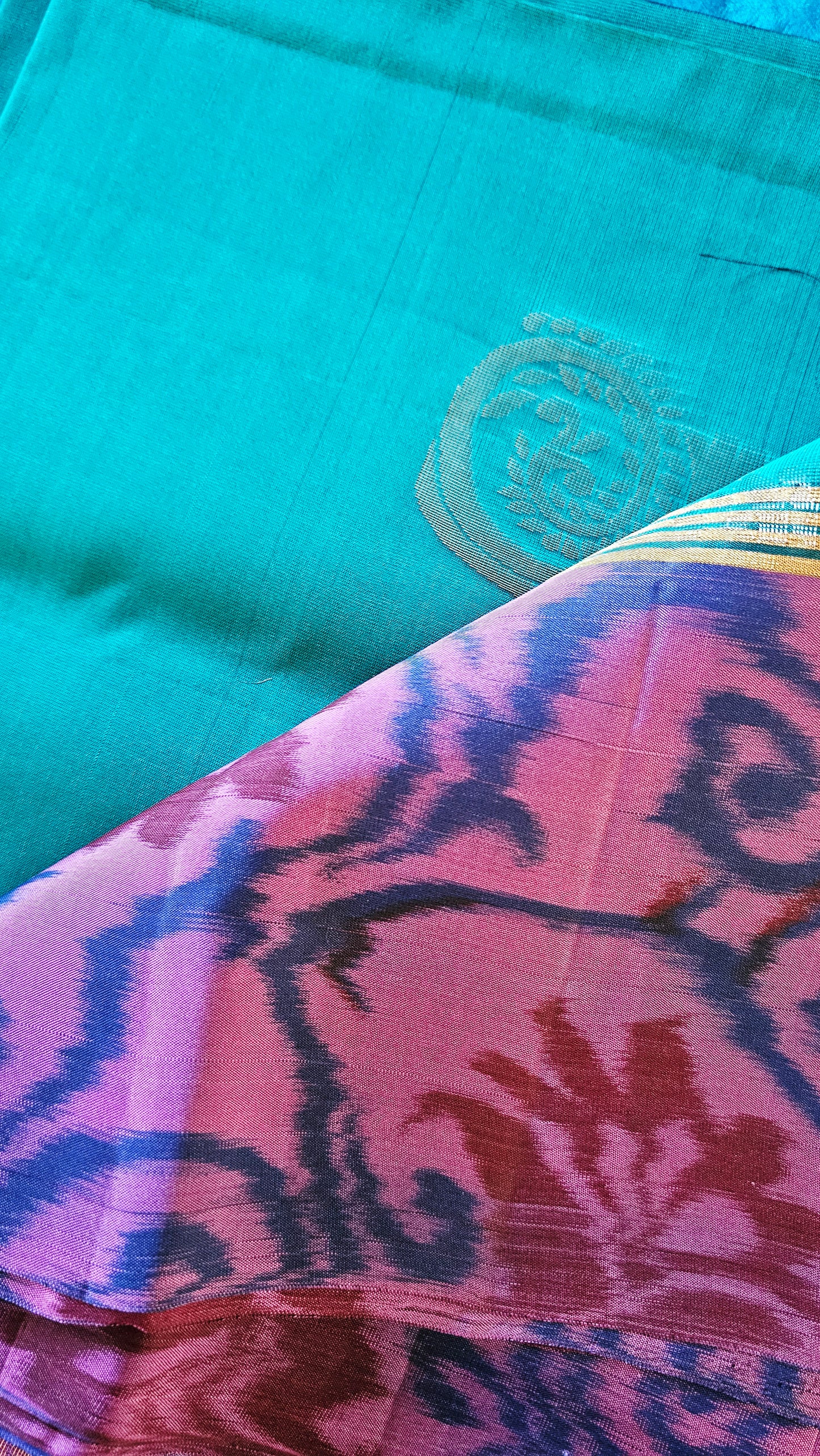 Kanjivaram Pure silk sarees Peacock Green Bridals Kanchipuram VEK324