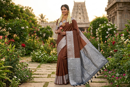 Jasmine Bud Kanjivaram silk sarees VE