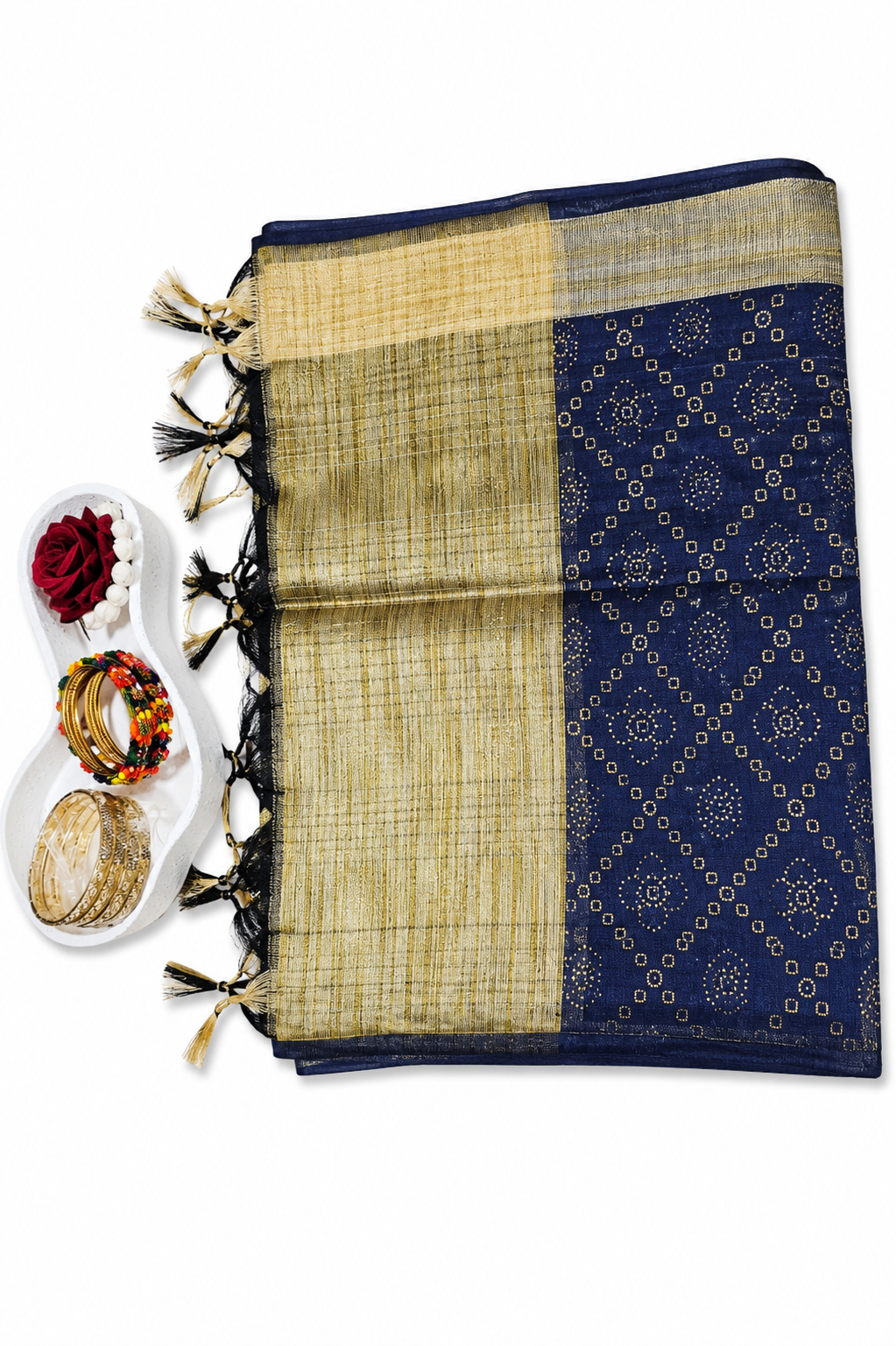 Printed cotton shawl / Duppata 2.4M