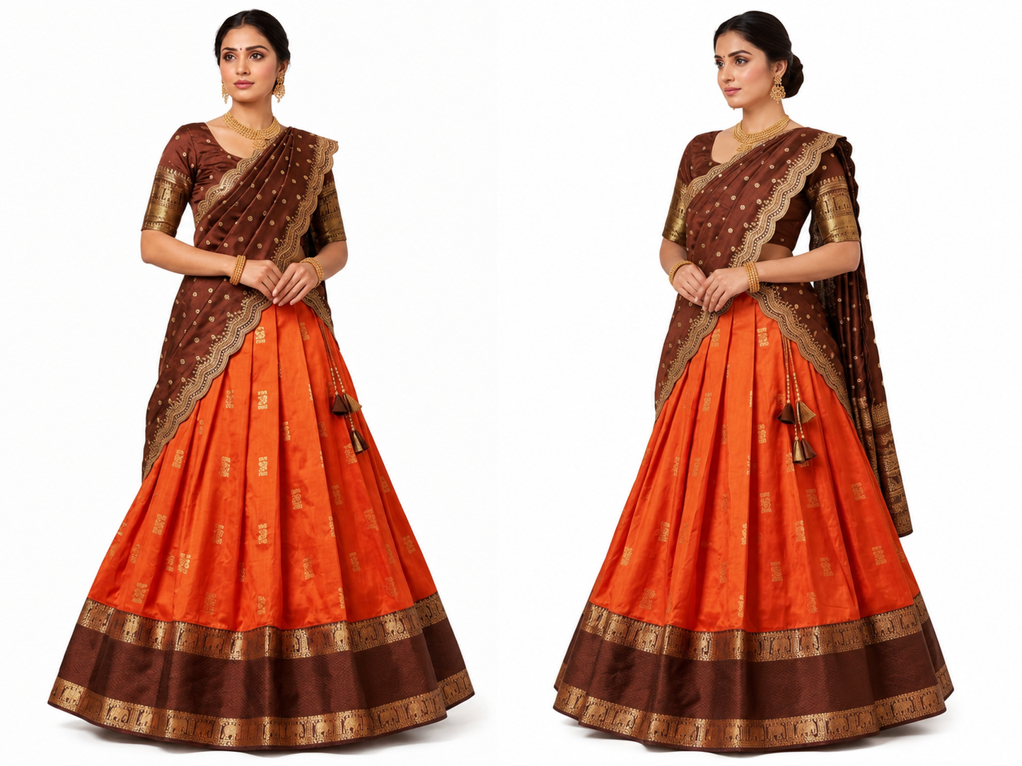 Half saree Semi stitched VEHSS11
