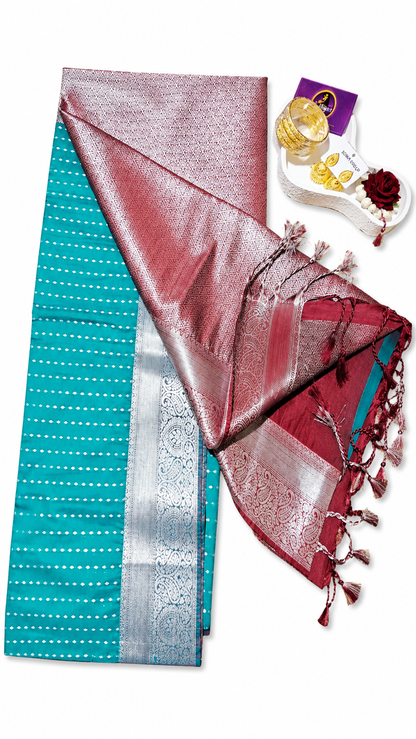 Jasmine Bud Kanjivaram silks VE