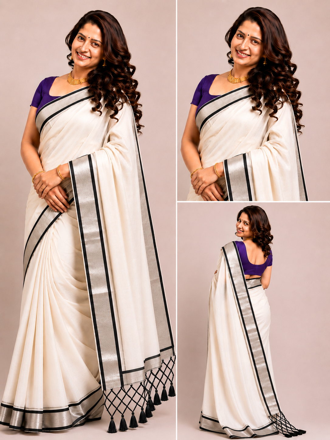 Kerala Kasavu Saree