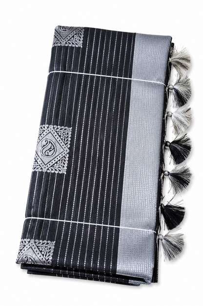 Jasmine Bud Kanjivaram silk saree
