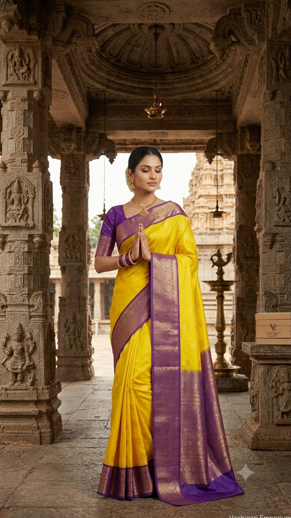 Kanjivaram Bridal Premium silk sarees VEKPB119