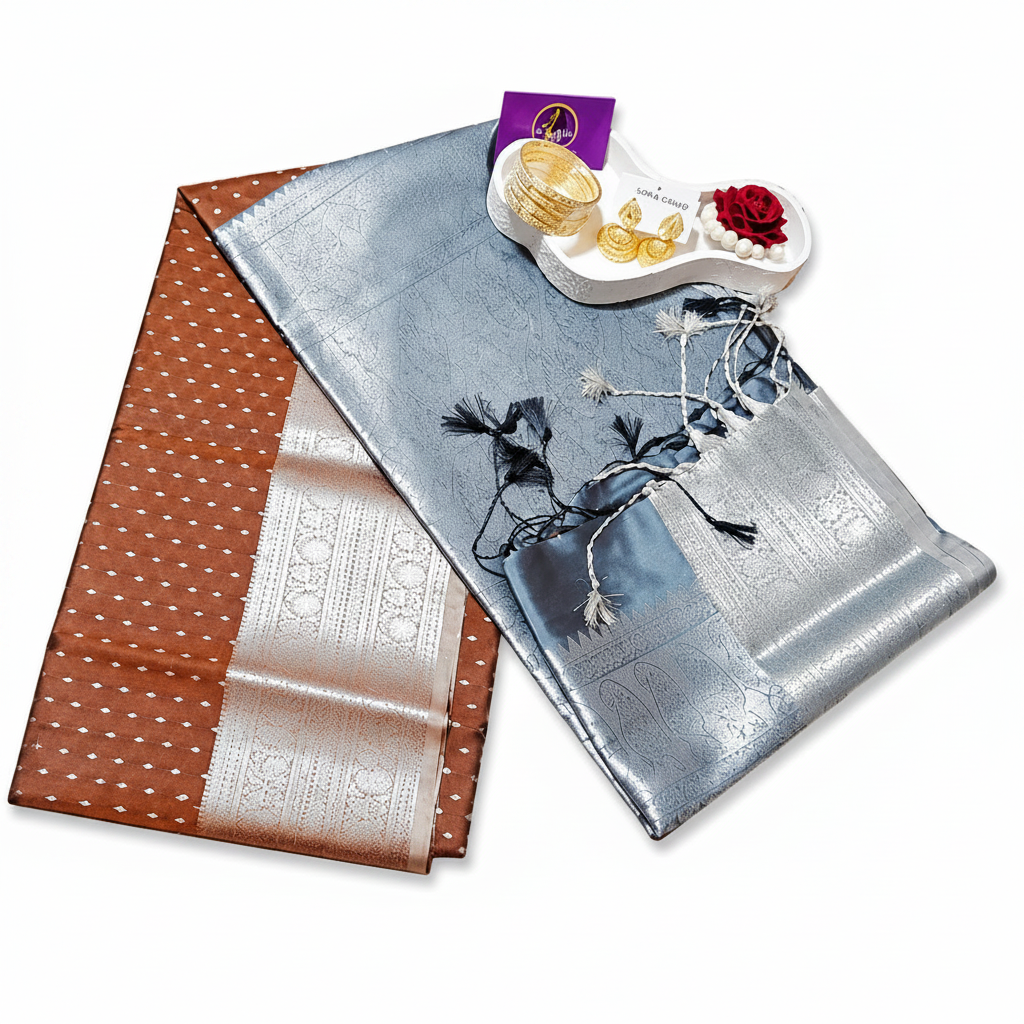 Jasmine Bud Kanjivaram silk sarees VE