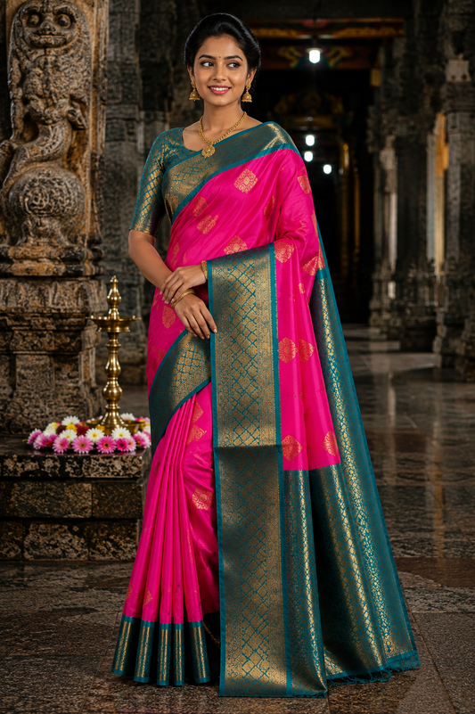 Kanjivaram Bridal Premium silk sarees VEKPB120
