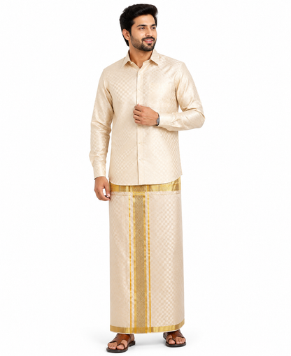 Premium Men's shirts and Dhotis sandal with pockets and velcro