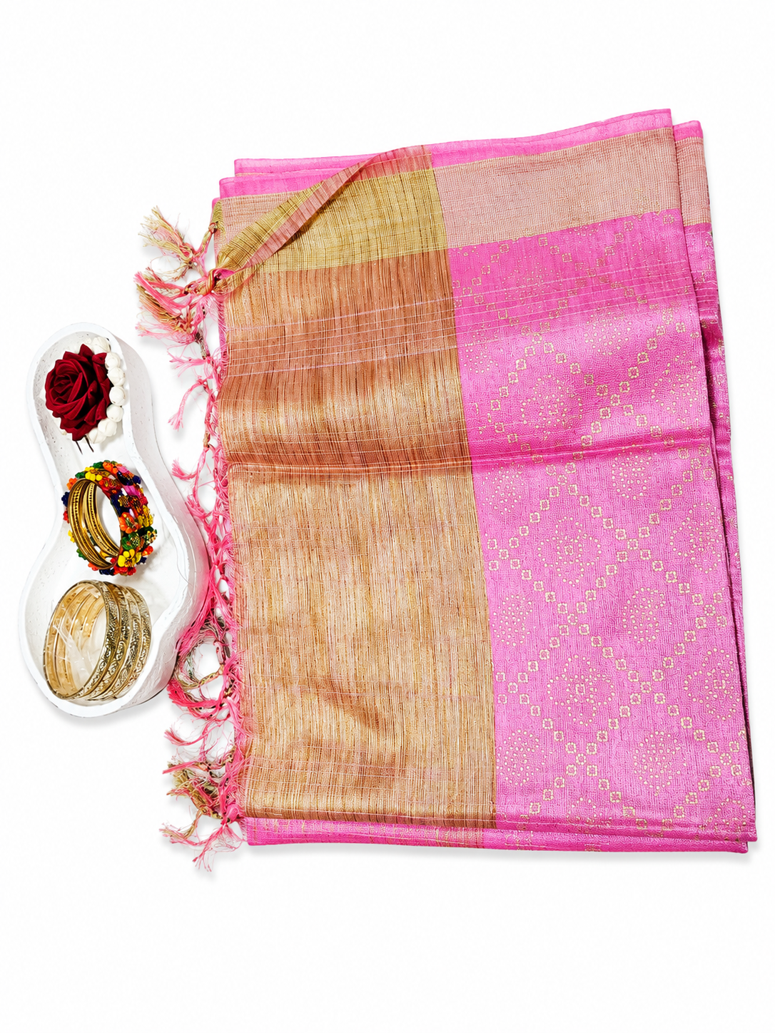 Printed cotton shawl / Duppata 2.4M